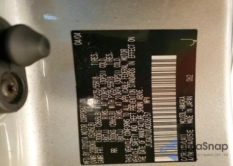 2004 Lexus Rx 330 z USA, uszkodzony, nr VIN JTJGA31U040036157